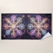 Die 7 Chakren´7 ビーチタオル (正面)