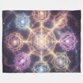 Die 7 Chakren´7 フリースブランケット (正面(横))