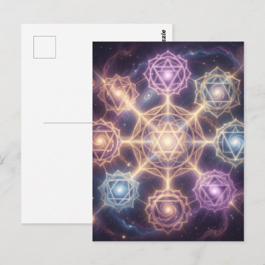 Die 7 Chakren´7 ポストカード (正面/裏面)