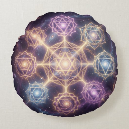 Die 7 Chakren´7 ラウンドクッション (正面)