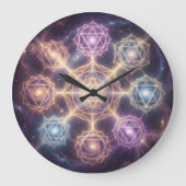 Die 7 Chakren´7 ラージ壁時計 (正面)