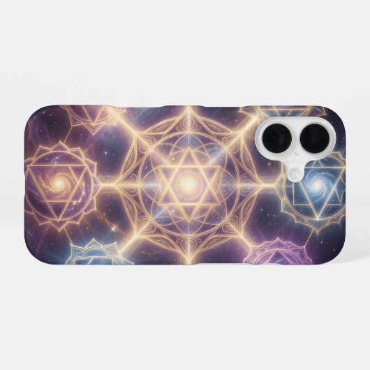 Die 7 Chakren´7 iPhone 16ケース (裏面横)
