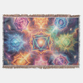 Die 7 Chakren´8 スローブランケット (正面)