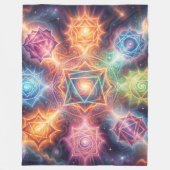 Die 7 Chakren´8 フリースブランケット (正面)