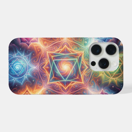 Die 7 Chakren´8 iPhoneケース (裏面横)