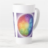 Die 7 Chakren´9 カフェラテマグ (右アングル)