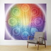 Die 7 Chakren´9 タペストリー (インサイチュ(横))