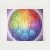 Die 7 Chakren´9 タペストリー (正面(横))