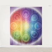 Die 7 Chakren´9 タペストリー (正面)