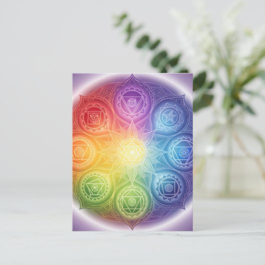 Die 7 Chakren´9 ポストカード (スタンド正面)