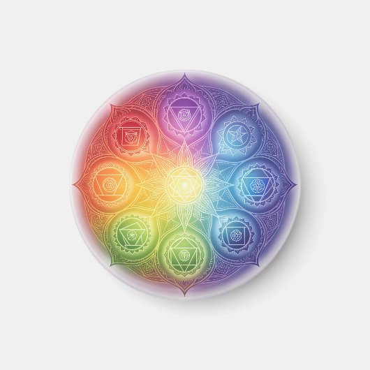 Die 7 Chakren´9 マグネット (正面)