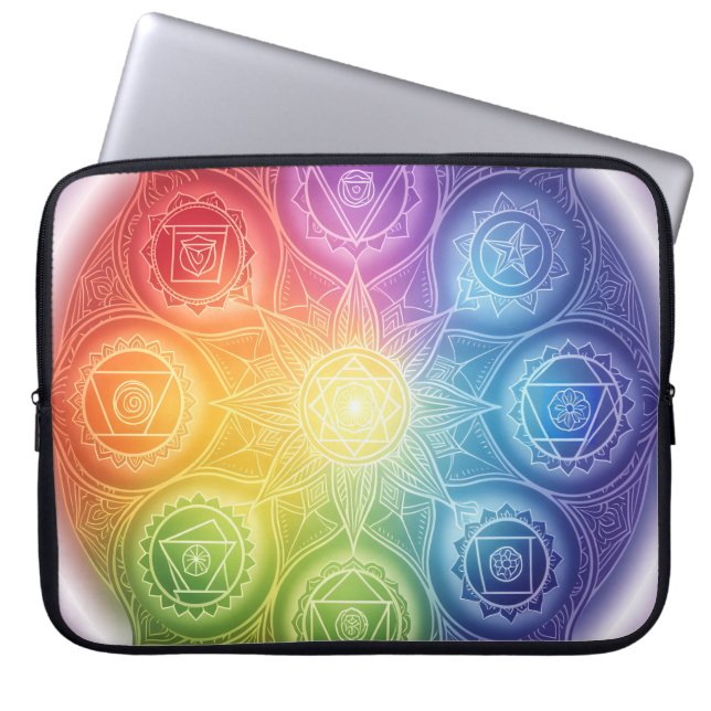 Die 7 Chakren´9 ラップトップスリーブ (正面)