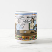 Die A Rhea | Literal Wordplay Humor Classic コーヒーマグカップ (中央)