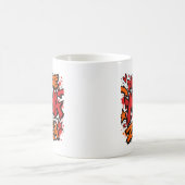 die beste mama aller zeiten graffiti 5 コーヒーマグカップ (中央)