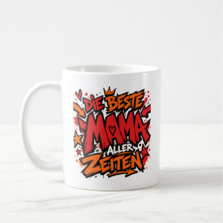 die beste mama aller zeiten graffiti 5 コーヒーマグカップ