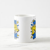 die beste mama aller zeiten graffiti 6 コーヒーマグカップ (中央)