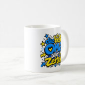 die beste oma aller zeiten graffiti 6 コーヒーマグカップ (正面右)