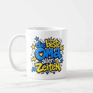 die beste oma aller zeiten graffiti 6 コーヒーマグカップ
