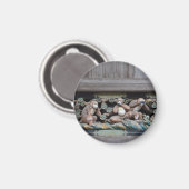 die drei Affen von Nikko - Three wise monkeys マグネット (正面/裏面)