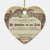 Die Entführung aus dem Serail Oper Amadeus Mozart セラミックオーナメント (裏面)
