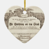 Die Entführung aus dem Serail Oper Amadeus Mozart セラミックオーナメント (正面)