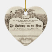 Die Entführung aus dem Serail Oper Amadeus Mozart セラミックオーナメント (裏面)