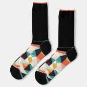 Die etwas anderen Socken - Abstrakt ソックス (左)