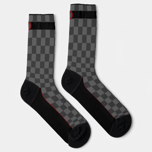 Die etwas anderen Socken - Karo ソックス (右)