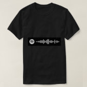 Die For You - The Weekend Spotify code Sticker.png Tシャツ (デザイン正面)
