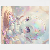 Die Galaxienwanderer des Nektars フリースブランケット (正面(横))