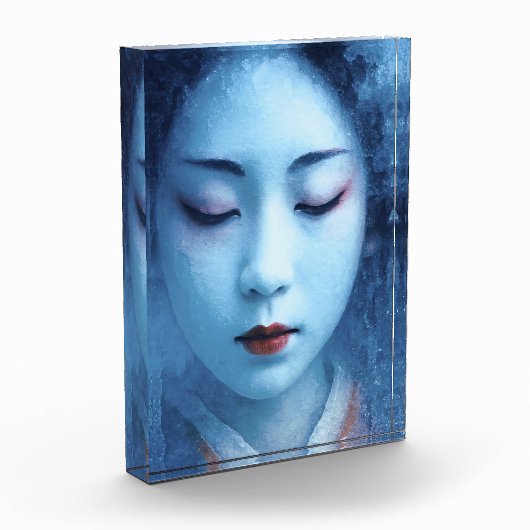 Die Geisha im Eis - Expressiv フォトブロック (左)