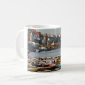 Die Ghats von Varanasi am Ganges コーヒーマグカップ (正面左)