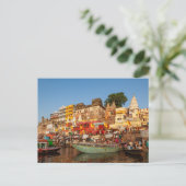 Die Ghats von Varanasi am Ganges ポストカード (スタンド正面)