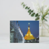 Die Goldenen Pagoden von Mandalay Postkarte ポストカード (スタンド正面)