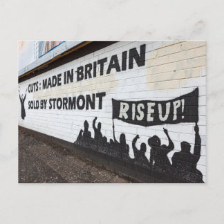 Die Graffiti in Belfast Irland ポストカード