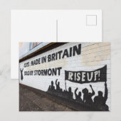 Die Graffiti in Belfast Irland ポストカード (正面/裏面)
