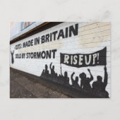 Die Graffiti in Belfast Irland ポストカード (正面)