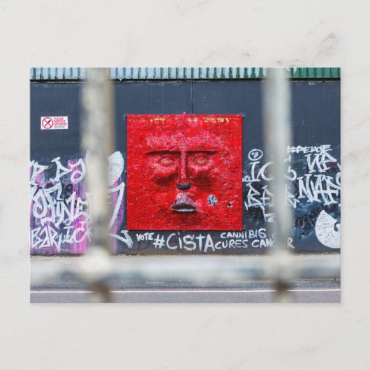 Die Graffiti in Belfast Irland Postkarte ポストカード (正面)