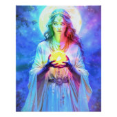 Die hübsche Wahrsagerin im Glanz der Kristallkugel ポスター (正面)