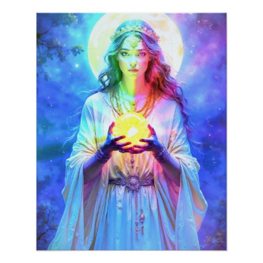 Die hübsche Wahrsagerin im Glanz der Kristallkugel ポスター (正面)