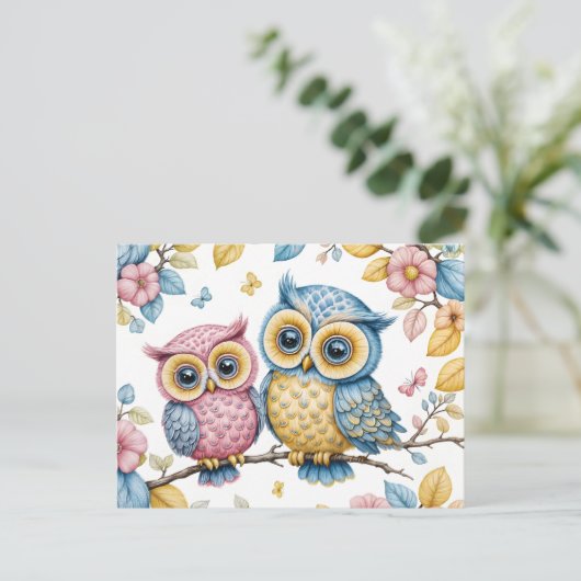 Die kleine und die große Eule ポストカード (スタンド正面)