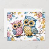 Die kleine und die große Eule ポストカード (正面/裏面)