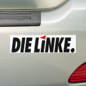 Die Linkeロゴ バンパーステッカー (車上)