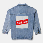 Die linke  デニムジャケット (裏面)