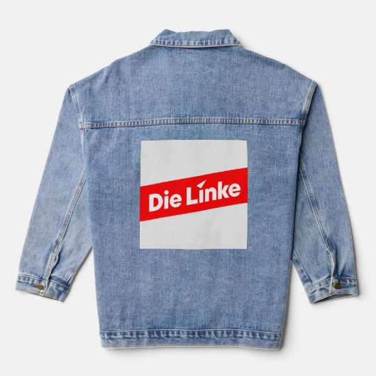 Die linke  デニムジャケット (裏面)