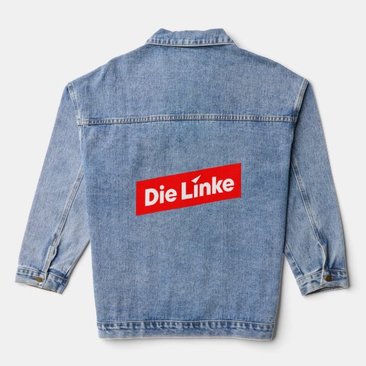 Die linke  デニムジャケット (裏面)
