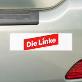Die linke  バンパーステッカー (車上)