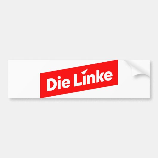 Die linke  バンパーステッカー (正面)