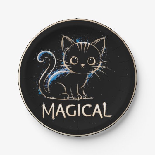 Die magische Katze ペーパープレート (正面)