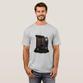 Die Mauer - never - mondlicht - totenkopf Tシャツ (正面フル)